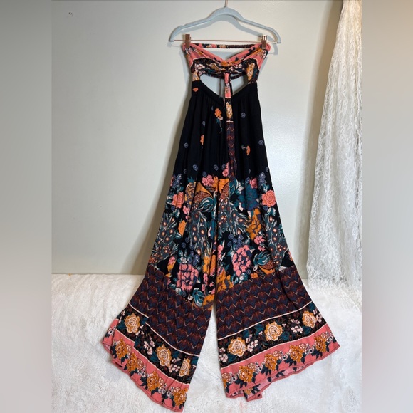 Free People Bali Birds of Paradise Cutouts jumpsuit - Picture 4 of 7